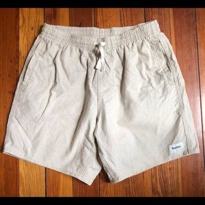 Rhythm tan linen summer shorts
